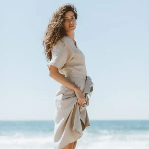 Alternative view of AVALON – Linen Wrap Dress